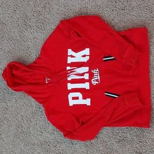 VS Pink Hooded Sweatshirt